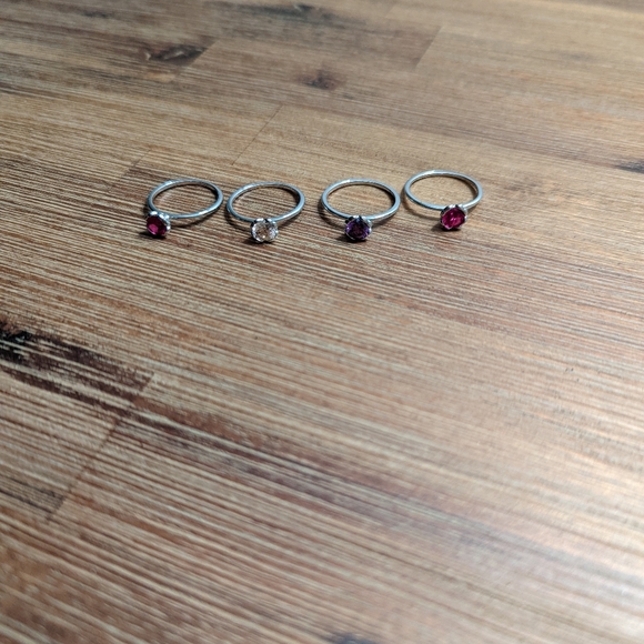 Stackable Swarovski rings - Picture 2 of 7